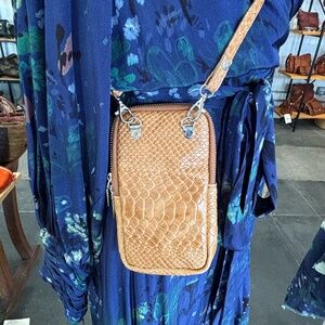 Boheme Wallet - Brown Snakeskin